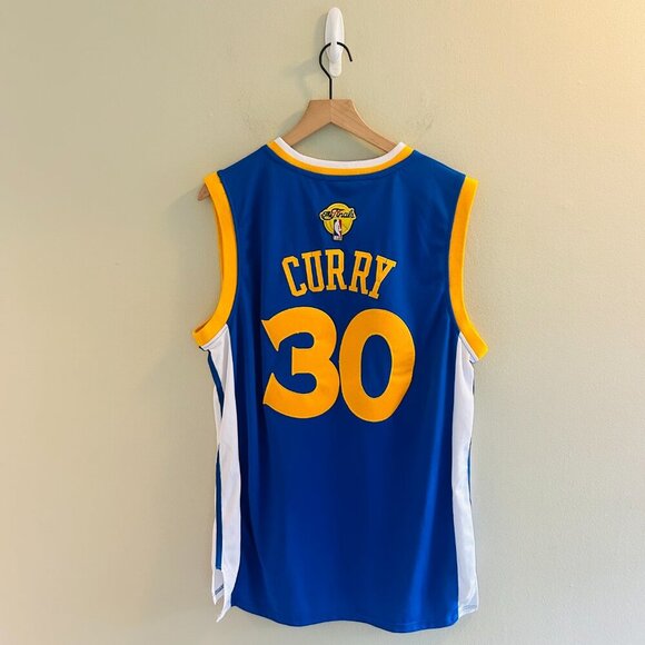 Steph Curry Warriors Swingman Jersey Mens Size XL NBA Finals Basketball 2015 - Picture 5 of 7
